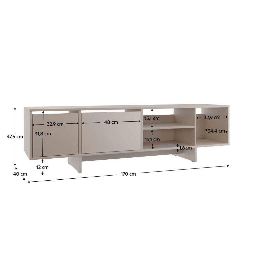 Comodă TV Stando – schiță cu dimensiuni