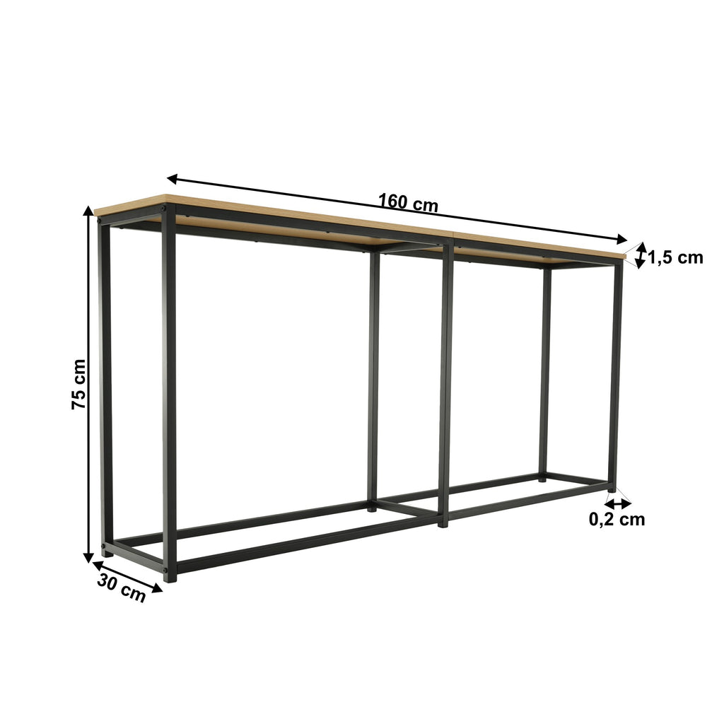 Consolă Busta – schiță cu dimensiuni