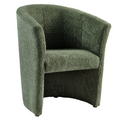 Fotoliu de club CUBA, material textil verde Coral