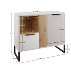 Mobilier de baie CUBO CUB03, vedere 3