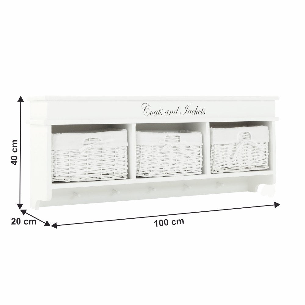 Cuier hol Blanco – schiță cu dimensiuni, imaginea 3