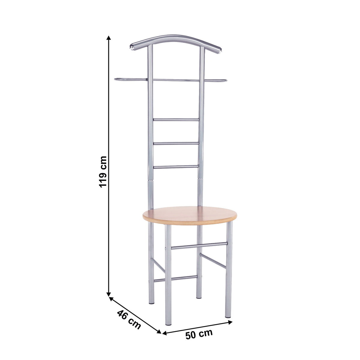 Cuier hol Frank – schiță cu dimensiuni