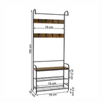 Cuier hol Kelam – schiță cu dimensiuni