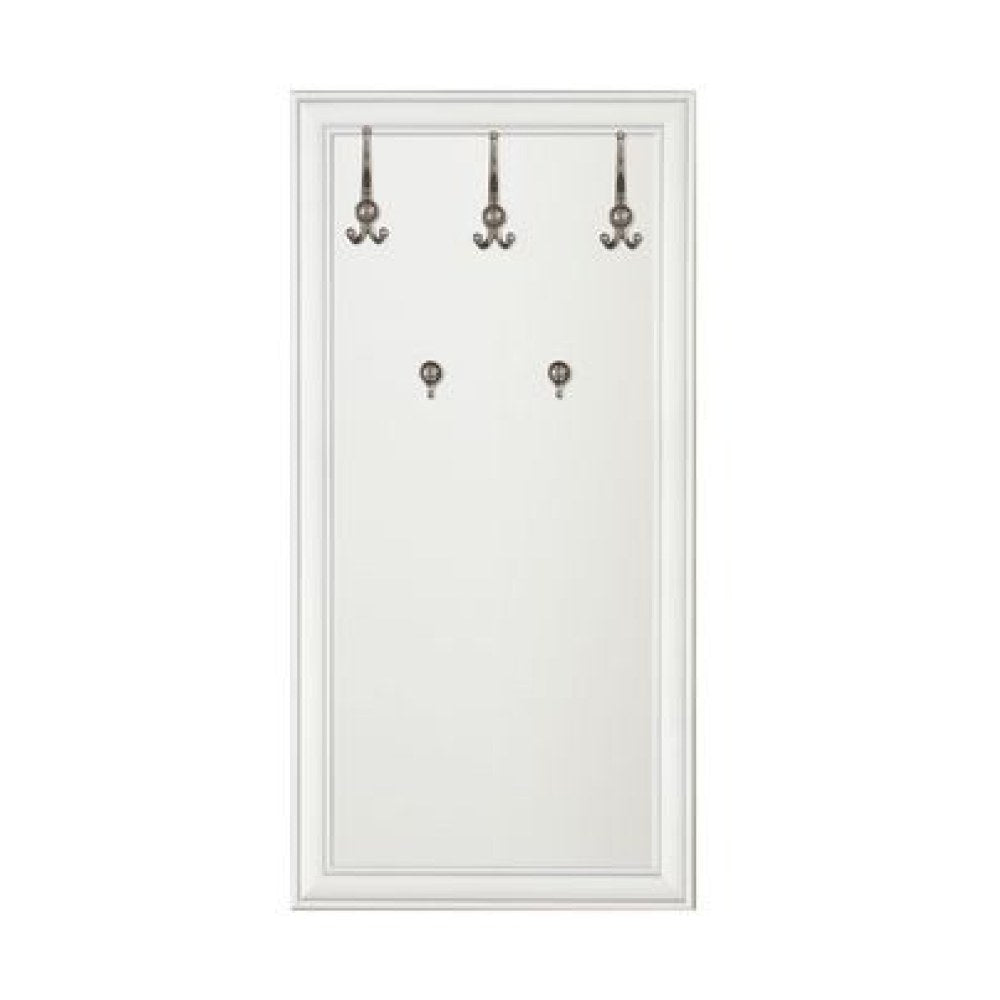 Cuier hol Kentak, alb, vedere din față