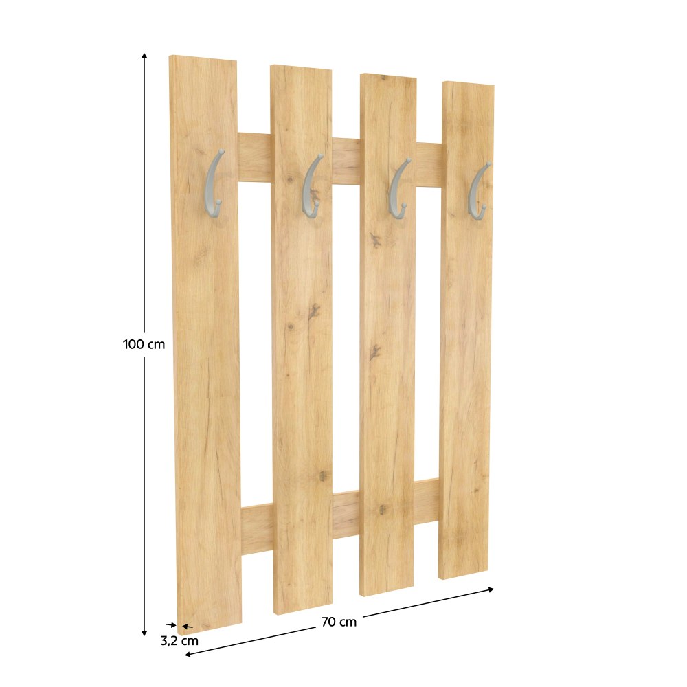Cuier hol Korado – schiță cu dimensiuni