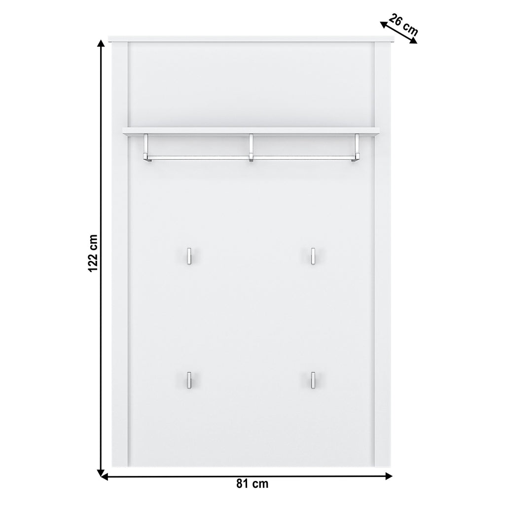 Cuier hol Olje – schiță cu dimensiuni