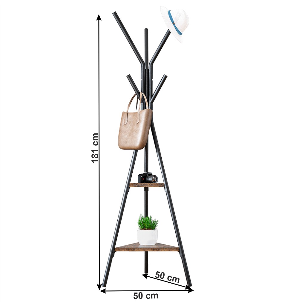 Cuier hol Plento – schiță cu dimensiuni