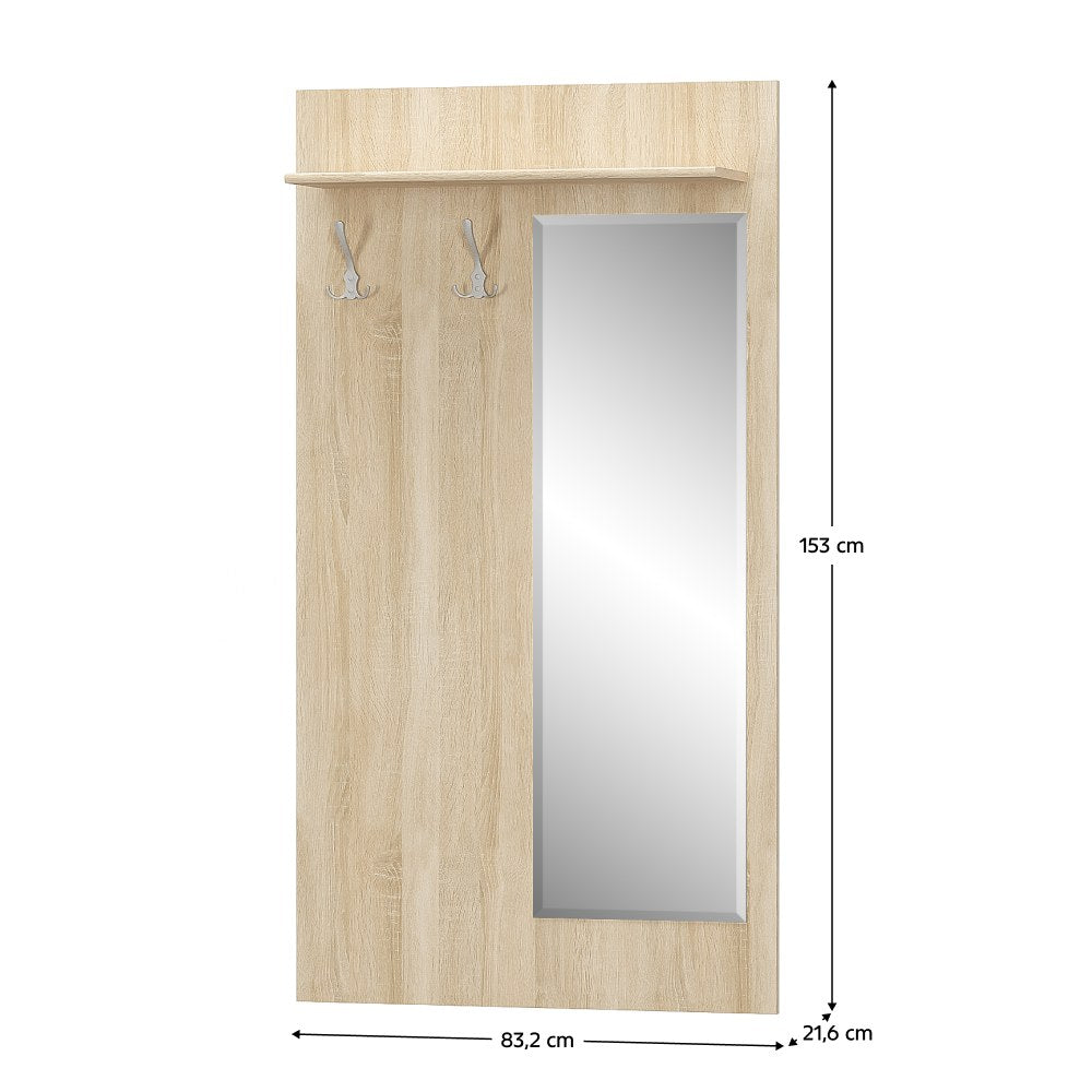 Cuier hol Teyo – schiță cu dimensiuni