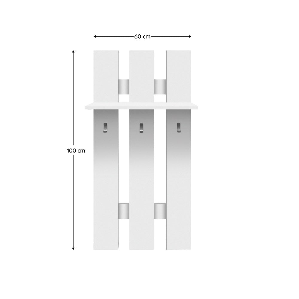 Cuier hol Topty – schiță cu dimensiuni