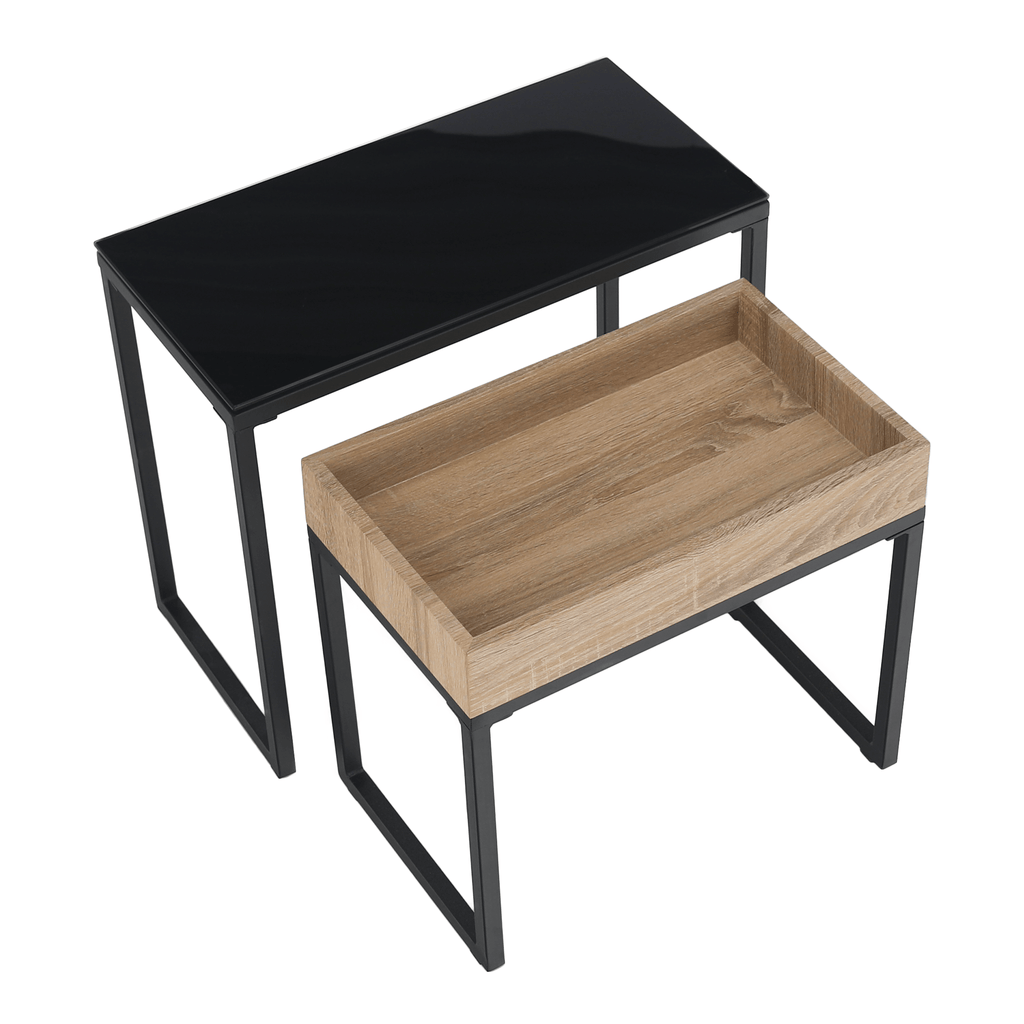 Masuta de cafea DAGOR, stejar / negru