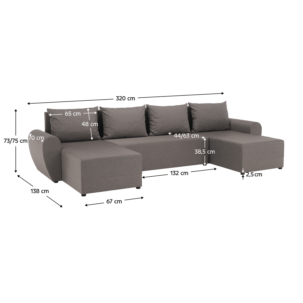 Coltar in forma de U extensibil DAKAR NEW, vedere 9