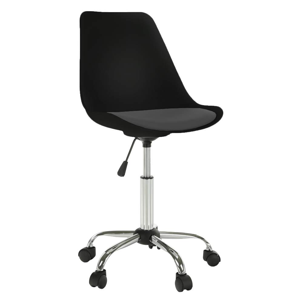 Scaun de birou DARISA NEW, negru/gri inchis