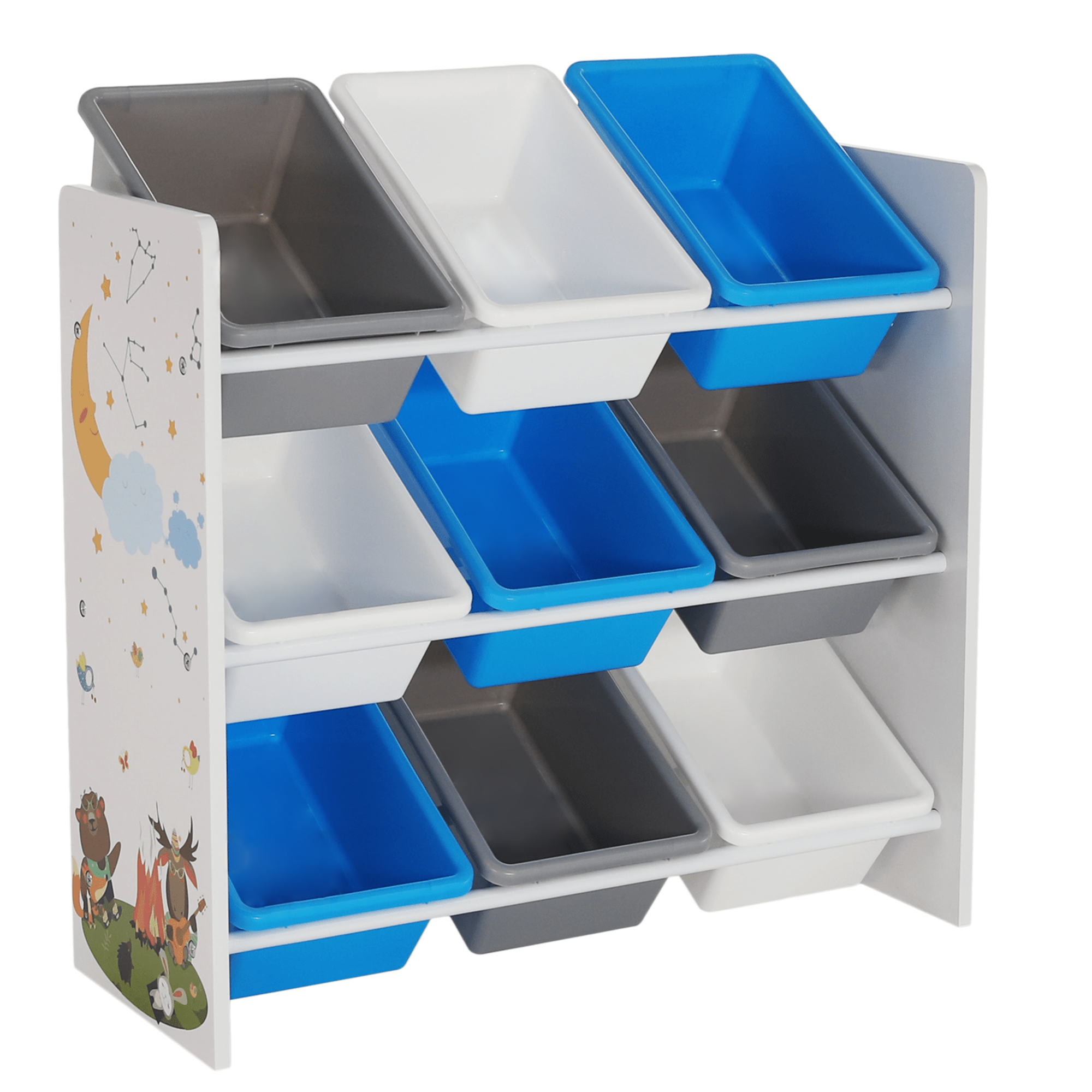 Organizator/raft pentru jucarii DARLING TIP 3, multicolor/model
