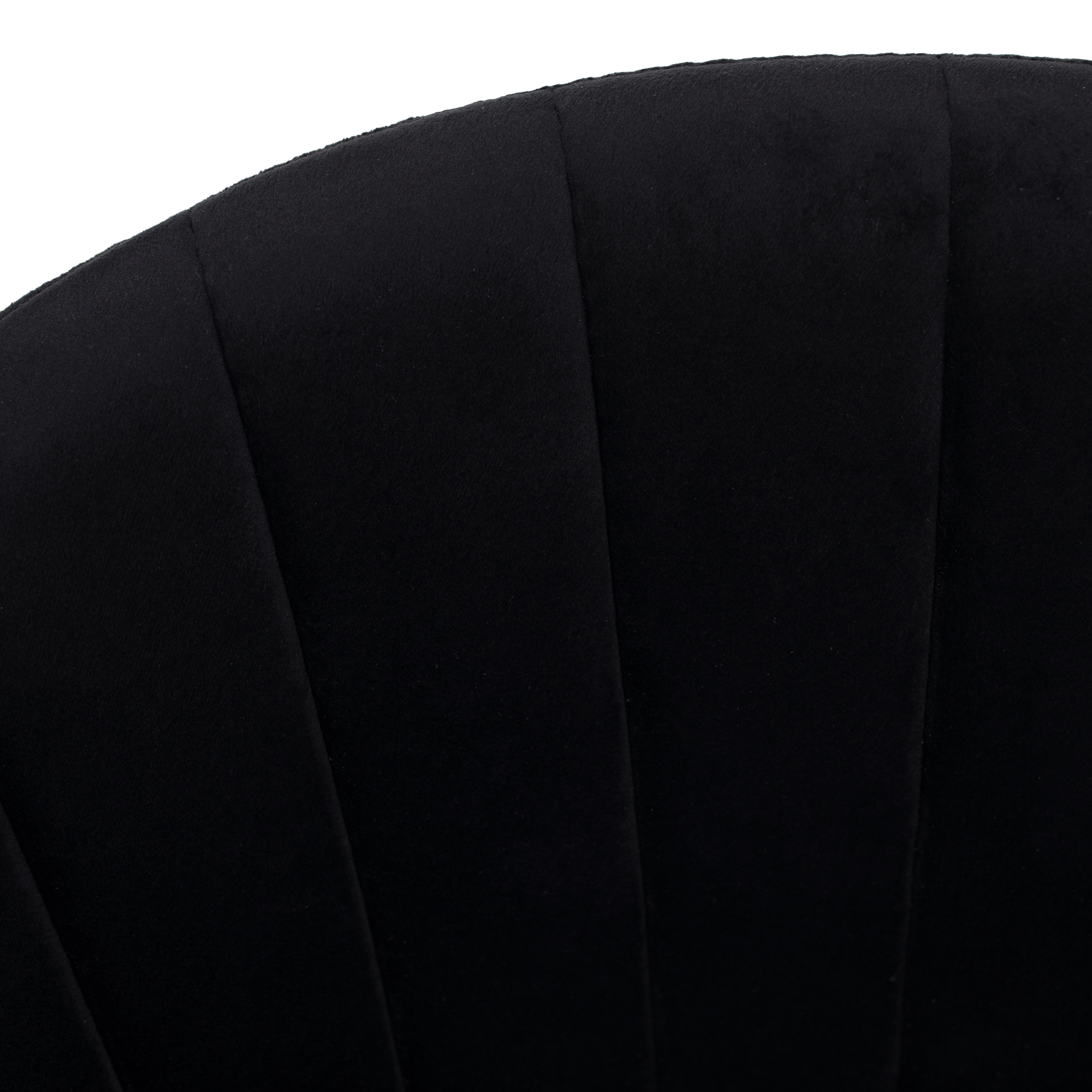 Scaun de sufragerie de design, material Velvet negru/gold crom auriu, DASMIN TIP 1