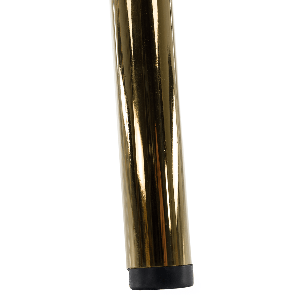 Scaun de sufragerie de design, material Velvet negru/gold crom auriu, DASMIN TIP 1