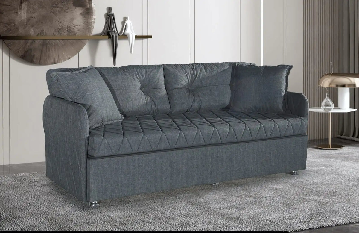 Pat de zi, cu saltea inclusa si lada de depozitare Daybed – Maxinova (imaginea 2)