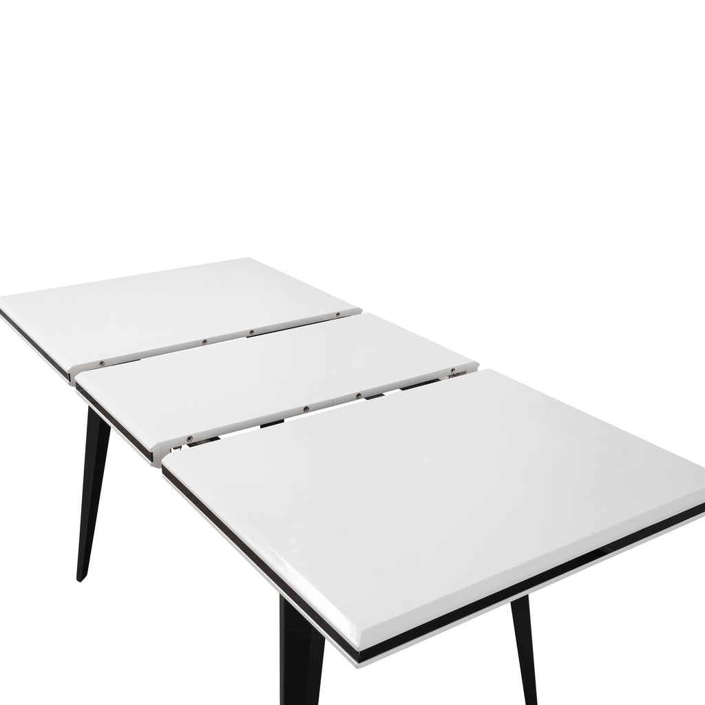 Masa SKY DT2609 L120-160xW80xH76 (WHITE), vedere 8