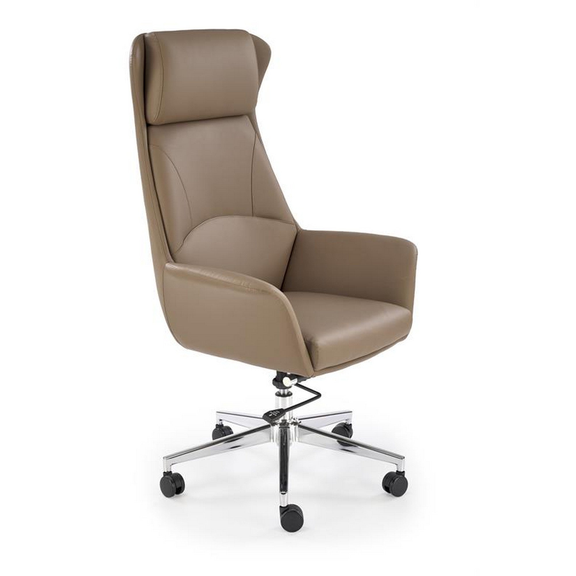 Scaun de birou EDERSON, cappuccino / crom