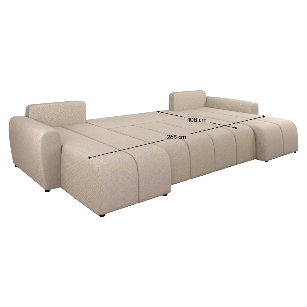 Coltar in forma de U extensibil DELIN UNI, vedere 4