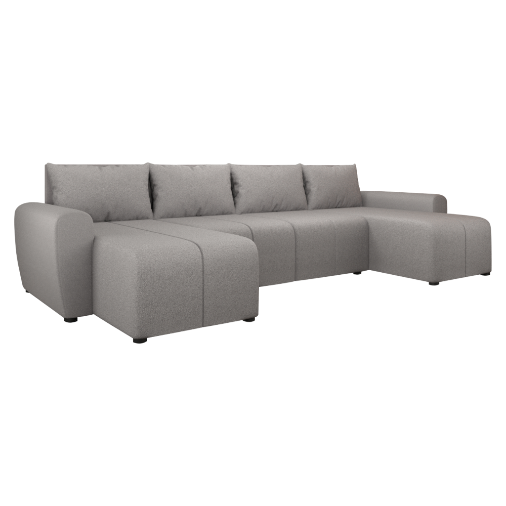 Set canapea universala DELIN U UNI, gri