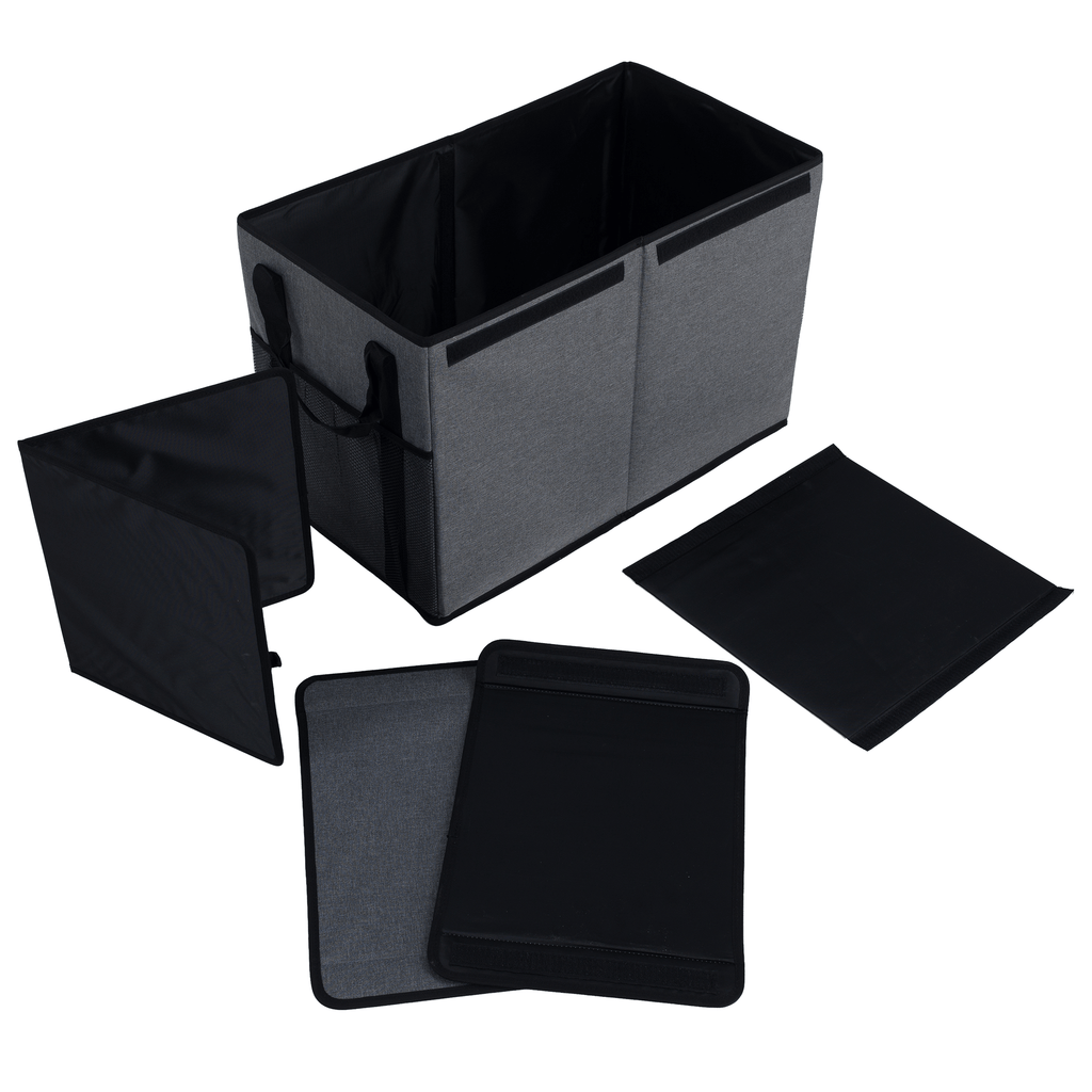 Cutie depozitare DETER, gri / negru
