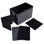 Cutie depozitare DETER, gri / negru