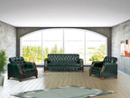 Set canapele si fotolii fixe Diplomat Chesterfield 3+1+1 – Maxinova (imaginea 4)