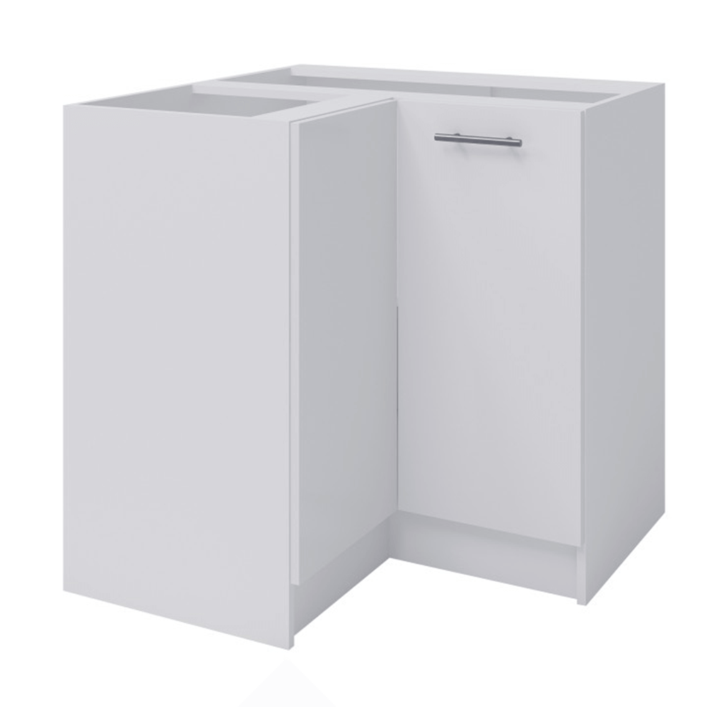 Dulap inferior de colt FABIANA S - 90N, alb