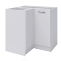 Dulap inferior de colt FABIANA S - 90N, alb