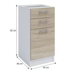 Dulap bucatarie modular 40SZ2, vedere 3