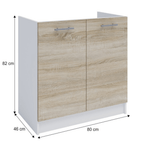Dulap bucatarie modular 80ZL, vedere 3