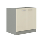 Dulap bucatarie PRADO, crem lucios