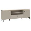 Masuta TV DOMCA 2D1S, gri Taupe/stejar silverjack