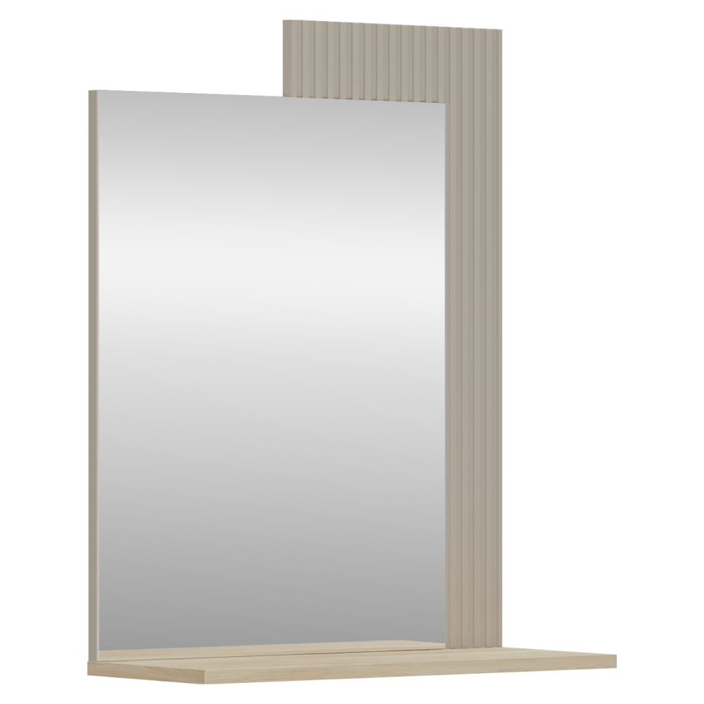 Oglinda 65 DOMCA, gri Taupe/stejar silverjack