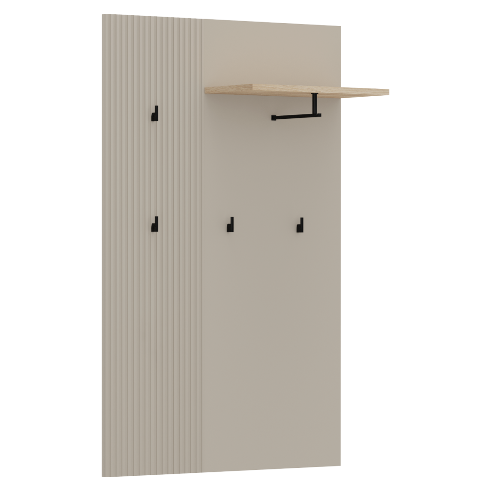 Panou de cuiere 85 DOMCA, gri Taupe/stejar silverjack