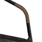 Scaun DOREN, maro / negru