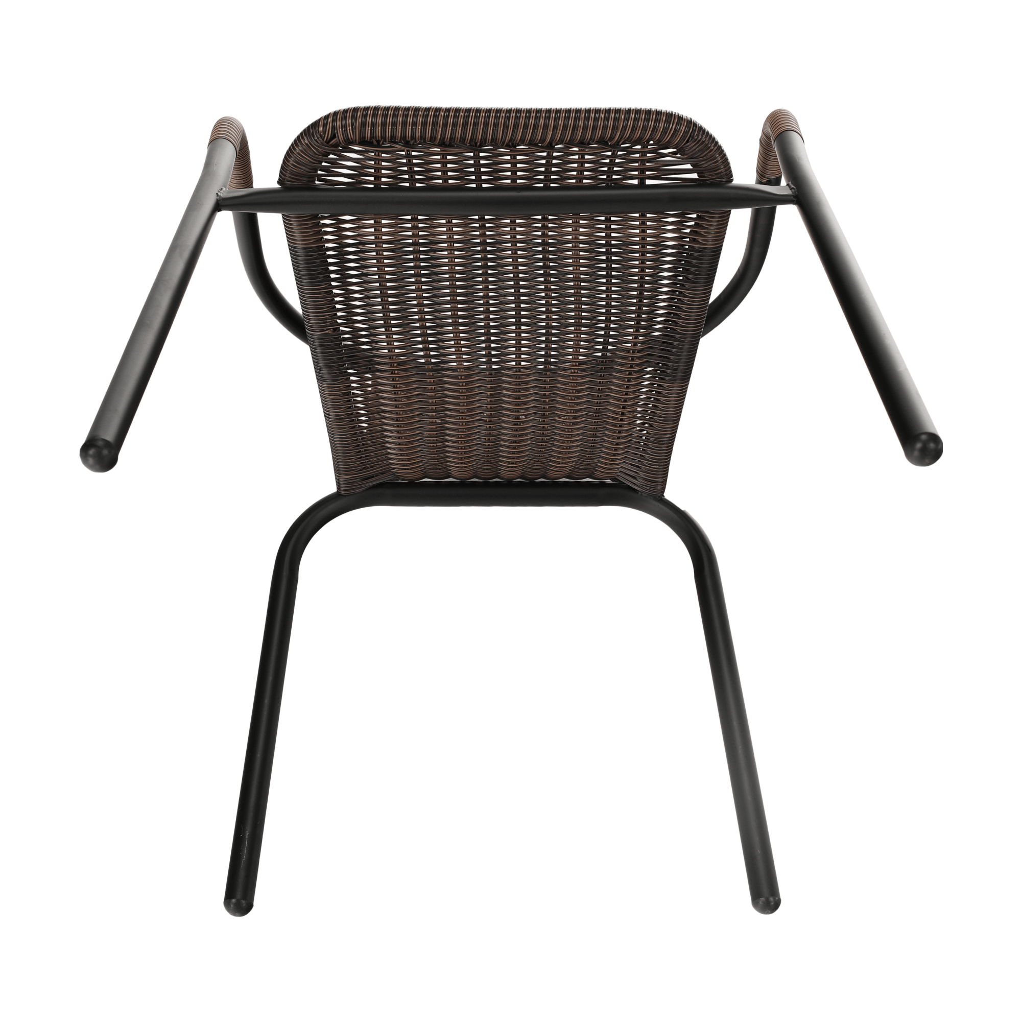 Scaun DOREN, maro / negru