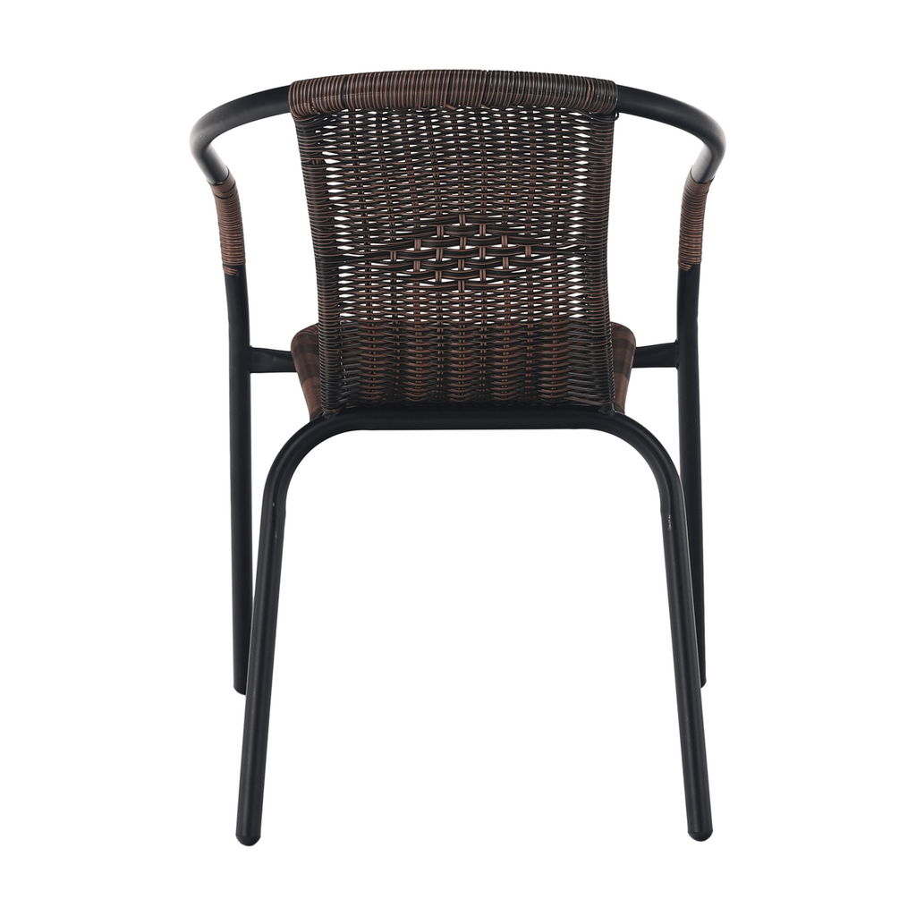 Scaun DOREN, maro / negru
