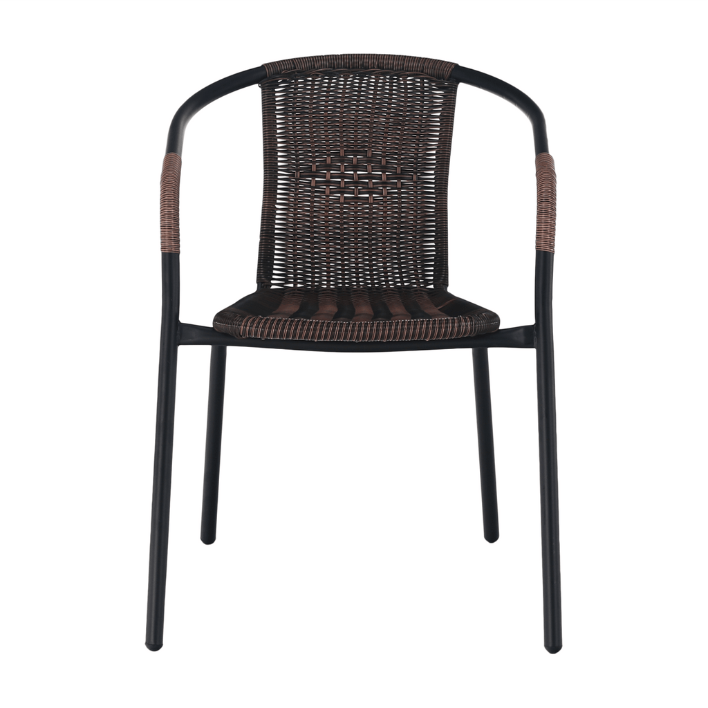 Scaun DOREN, maro / negru