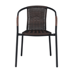 Scaun DOREN, maro / negru