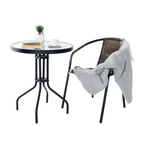 Scaun DOREN, maro / negru