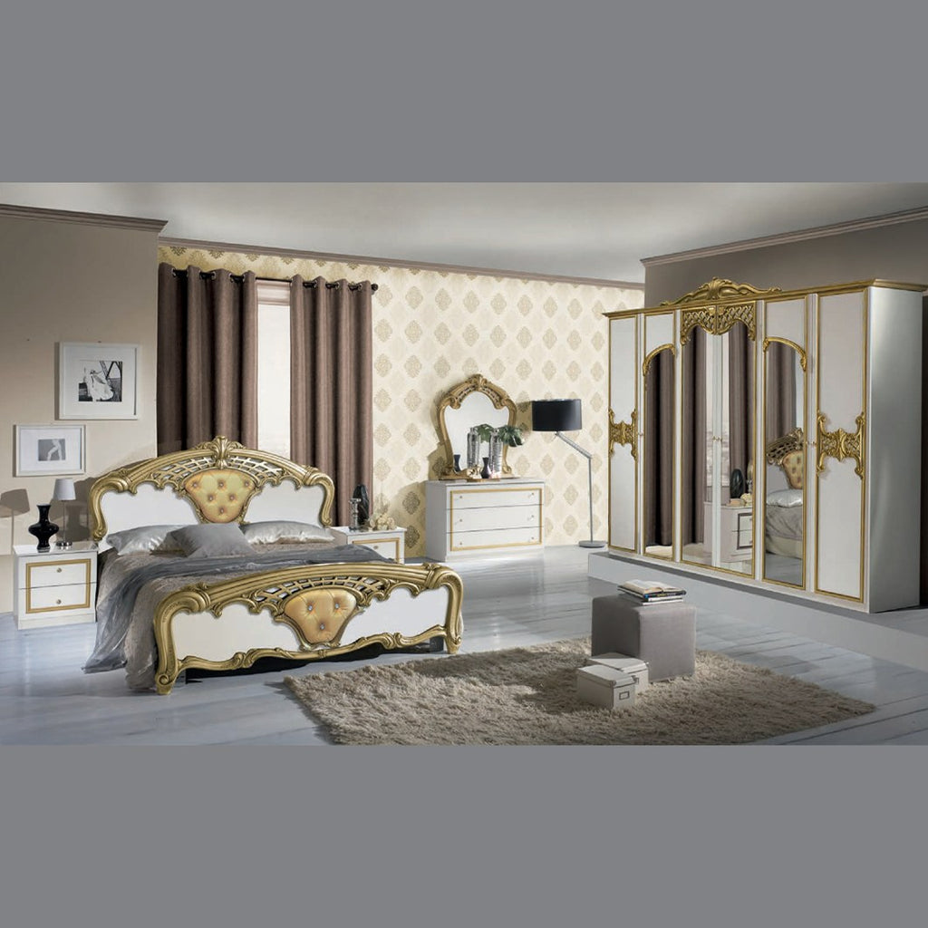 Dormitor complet Eva Bianco Gold