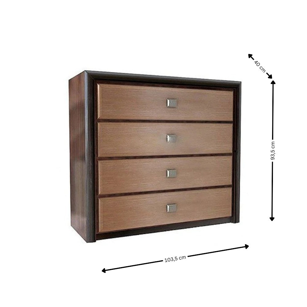 Dormitor complet Koen Mdf – schiță cu dimensiuni, imaginea 2