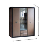 Dormitor complet Koen Mdf – schiță cu dimensiuni, imaginea 3