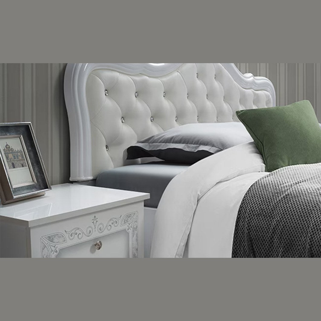 Dormitor complet Luisa Bianco Silver, imaginea 2
