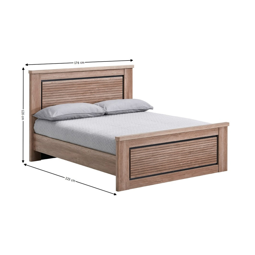 Dormitor complet Queen – schiță cu dimensiuni, imaginea 3