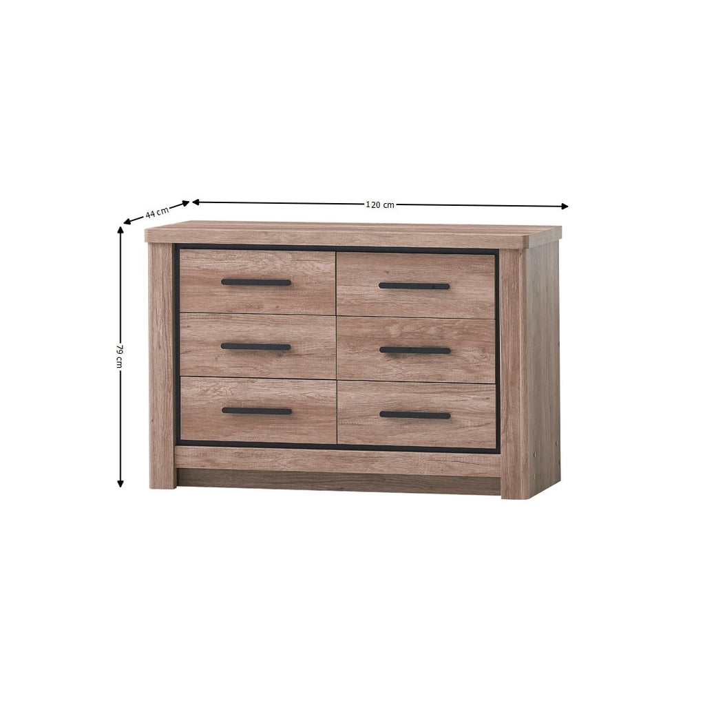 Dormitor complet Queen – schiță cu dimensiuni