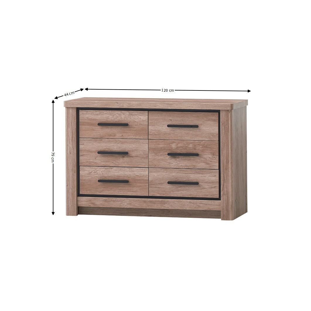 Dormitor complet Queen – schiță cu dimensiuni