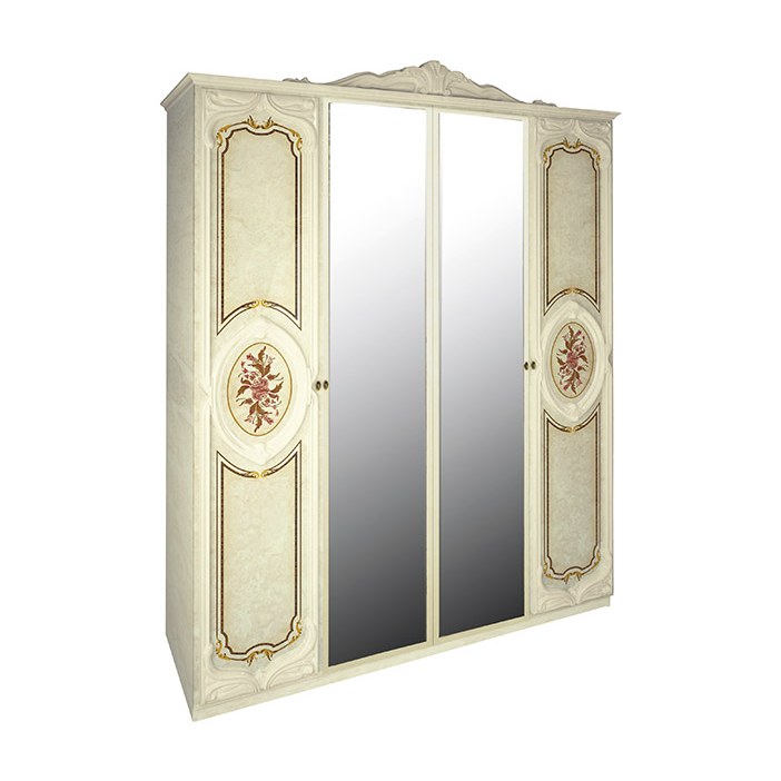 Dormitor complet Regina Beige, vedere din alt unghi, imaginea 2