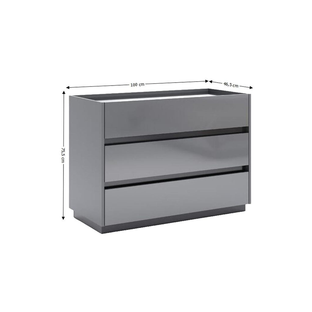 Dormitor complet Teo D4 – schiță cu dimensiuni, imaginea 2